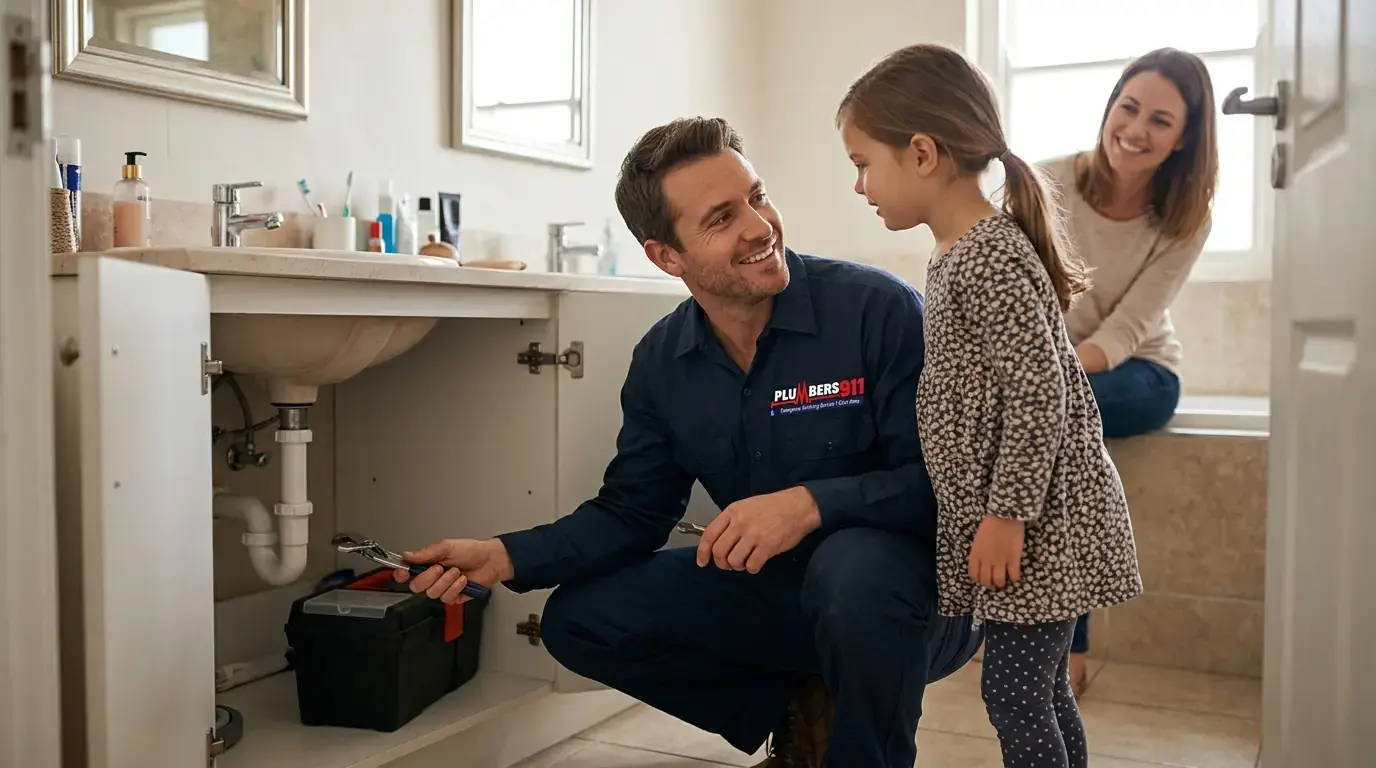 Licensed plumber at work in Alsip, IL